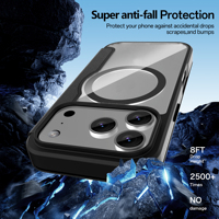 Casing Dompet Kulit Magnetik Lipat Mewah Soonleader untuk 17/16 Pro Max, Anti Benturan 3m, Perlindungan Anti Jatuh, TPU+PC+PU