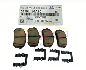 Kit de plaquettes de frein à disque avant 58101-J6A10 58101J6A10 pour Hyundai Kia 58101 J6A10 - Product Image 2