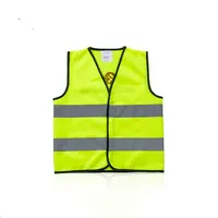 Chaleco reflectante de alta calidad, chaqueta de trabajo de tela de seguridad de 2 líneas, Amarilla y Naranja