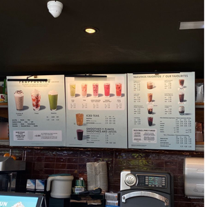 Đầy đủ màu sắc tùy chỉnh in <span class=keywords><strong>Menu</strong></span> trên decal PP và Backlit phim cho nhà hàng quán cà phê quán bar và sử dụng thương mại - Product Image 2