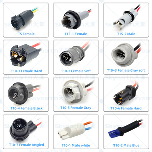 Nouveau support <span class=keywords><strong>d</strong></span>'<span class=keywords><strong>ampoule</strong></span> T10 durable avec boîtier en plastique résistant à la chaleur 12V SKYEARTH pour éclairage de plafonnier de voiture et éclairage de <span class=keywords><strong>plaque</strong></span> <span class=keywords><strong>d</strong></span>'<span class=keywords><strong>immatriculation</strong></span> - Product Image 2