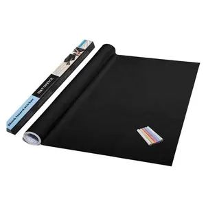 DIY 드로잉 블랙 보드 칠판 이동식 비닐 벽 스티커 접착 필름 칠판 홈 오피스 클래스 장식