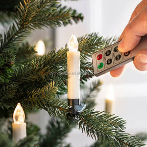 <span class=keywords><strong>Bougie</strong></span> de sapin de Noël à <span class=keywords><strong>LED</strong></span> pour l'extérieur Lumières de Noël en cire pour fête d'anniversaire Fête de Noël Installation facile par <span class=keywords><strong>pince</strong></span> - Product Image 3