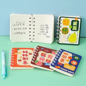 Creative Side Flip Spiral <b>Notebook</b> <b>A7</b> Portable Blank Loose Leaf For Students With Homophones Design - Product Image 2
