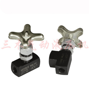 Vanne à aiguille Know Us GCT-02, raccords hydrauliques filetés haute pression - Product Image 3