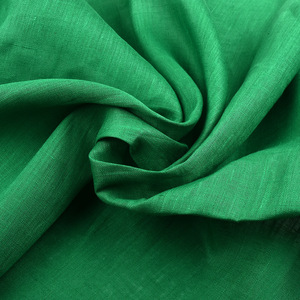 100% Linen Poplin <b>Fabric</b> 120GSM Medium <b>Weight</b> Breathable Solid Color For Apparel Skirts Home Decor Bags Crafts Packaging - Product Image 3