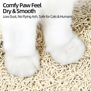 China Stock 6L Ivory 2kg Tofu <b>Cat</b> <b>Litter</b> Flushable Plant-Based Fast Clumping Low Dust EU Dropshipping - Product Image 5