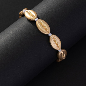European American Alloy Shell Hand Woven <b>Adjustable</b> <b>Bracelet</b> Bohemian Style For Women - Product Image 4