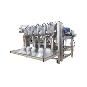 Hoàn toàn tự động thủy lực nhôm lá ăn trưa hộp dây chuyền sản xuất hiệu quả container làm máy động cơ động cơ lõi - Product Image 6