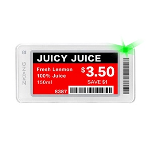 Zkong Sunparl Cạnh Tranh Esl Kệ Điện Tử Nhãn 2.13 Phân Đoạn Hiển Thị - Product Image 1