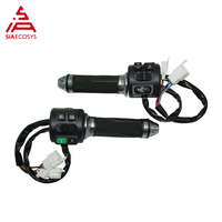 SiAECOSYS QSMOTOR 12X7.5 Inci 3000W 72V 100kph Hub Motor dengan Pengontrol EM150-2 dan Kit untuk E-scooter