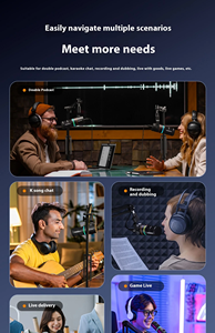 Microphone sans fil portable pour ordinateur de bureau <span class=keywords><strong>COMICA</strong></span> D10 Pro, léger, dynamique, pour enregistrement en direct - Product Image 6