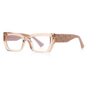 Monture de lunettes de luxe anti-lumière bleue transfrontalière, style américain, à branches larges, pour visages larges, unisexe, à bien assortir - Product Image 4