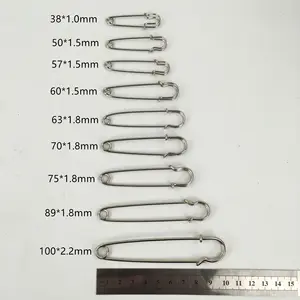 Safety Pins Heavy Duty Assorted Color Extra Large Heavy Duty Stainless Steel Safety Pins For Blankets Skirts Kilts Knitted Fabric Crafts