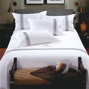 Juntu stripe hotel flat sheet beautiful bed sheets set turkish, american size bed sheet set