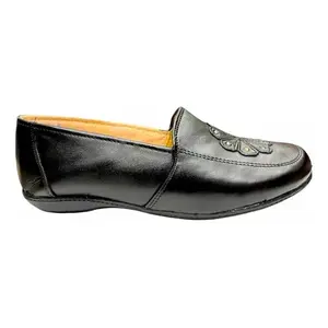 Angelina 280 Women's Genuine Leather <b>Flats</b> Round <b>Toe</b> Slip-On Autumn Casual Shoes - Product Image 4