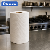 Papier essuie-tout commercial TAD haute absorption, résistant, durable, qualité alimentaire, rouleaux en gros pour la restauration