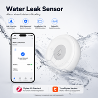 Détecteur de fuite d'eau Zigbee IP66 étanche Tuya, alarme intelligente de niveau d'eau pour la sécurité domestique OEM