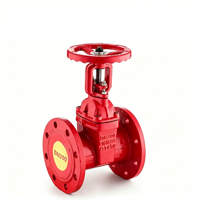 Válvula de Control para Sistema Contra Incendios, de Alta Calidad, con Tecnología de Sellado Suave Personalizada, para Tuberías de Rociadores Contra Incendios, Color Rojo