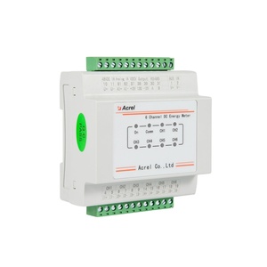 Compteur de <span class=keywords><strong>consommation</strong></span> <span class=keywords><strong>d</strong></span>'énergie monophasé CC Acrel AMC16-DETT, moniteur de puissance multi-circuits, certificat CE, stations de base RS485 - Product Image 1