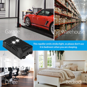 Loại bỏ những con chuột trong xe với siêu âm và đèn pin dẫn động vật gặm nhấm Repellent chuột siêu âm răn đe cho 12V24V xe - Product Image 4