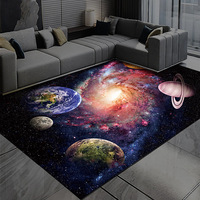 Tapis de grande taille sur mesure, modernes, en polyester, fabriqués à la machine, lavables, vente en gros