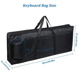 Estuche para Teclado de Piano Acolchado Grande, Impermeable y Antiarañazos, con Logotipo Personalizado de Fábrica BSCI - Product Image 5