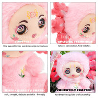 Most Popular 6 Mixed Blind Box Vinyl Face Plush Toys Original Custom Pvc Figures Mystery Blind Plush Doll