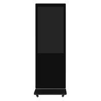 Kiosque numérique de 43 pouces, écran tactile capacitif 10 points, CMS basé sur le cloud, garantie d'un an, utilisation en intérieur, 1080x1920