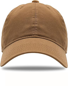 หมวกเบสบอลวินเทจแบบยูนิเซ็กซ์ ผ้าฝ้ายฟอกทรงไม่แข็ง ปรับขนาดได้ สไตล์ Dad Hat - Product Image 2