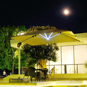 Grand <span class=keywords><strong>parasol</strong></span> carré commercial de luxe pour l'extérieur, le jardin, le patio, le <span class=keywords><strong>restaurant</strong></span>, le café et l'hôtel <span class=keywords><strong>Parasol</strong></span> pour la plage ou le <span class=keywords><strong>restaurant</strong></span> - Product Image 3