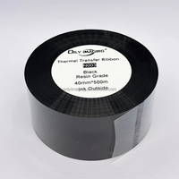 N003 Flat Head TTR Resin Thermal Transfer Ribbon untuk Pencetakan Barcode dan Label Industri pada Film Sintetis PET PVC
