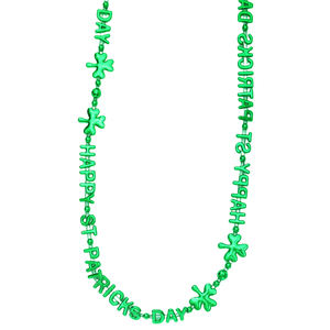Set Kalung Manik-manik Hijau Cerah, Aksesoris Perhiasan Berlapis-lapis yang Dapat Disesuaikan untuk Hari St. Patrick dan Pakaian Pesta Festival - Product Image 2