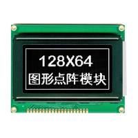 Module d'affichage TN IPS 128*64A, écran LCD12864, matrice de points graphique 128x64, écran jaune, montage sur PCB, interface parallèle