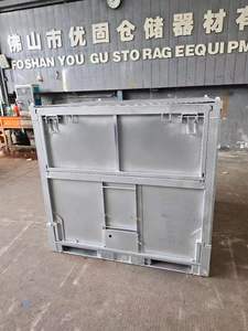 Contenedores y Jaulas de Almacenamiento Resistentes, Contenedor de Acero Plegable Galvanizado en Caliente para Almacenamiento de Productos Químicos Líquidos - Product Image 2
