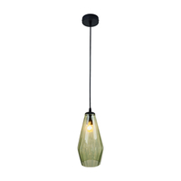 Luminaire suspendu en verre de style loft moderne nordique, luminaires suspendus LED E27 E26 pour cuisine, restaurant, bar, lustre