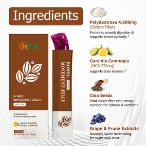 Gelatina de Alta Calidad para el Movimiento Intestinal, Apoyo a la Digestión, Apoyo a sus Metas de Peso Saludable, Extractos de Garcinia Cambogia - Product Image 3