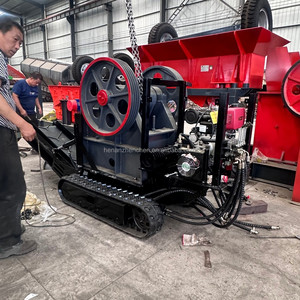 חם-מכירת סלע קטן וסלעים מרוסק אבן, עשיית ציוד לסת ניידת צלב פלדה - Product Image 5