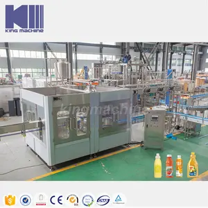 Fully Automatic 3 in 1 Hot Juice Filling Machine Price for Small Bottle Processing Plant