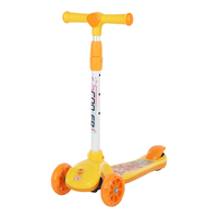 Patinete para Niños Plegable con Marco de Acero Ligero y Música Bluetooth para Edades de 5 a 11 Años, Deportes al Aire Libre