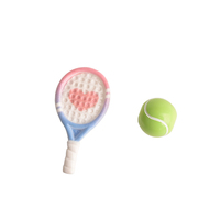 Nouveaux charms en résine en forme de raquette de tennis pour la création de bijoux faits main en colle crème DIY et la décoration