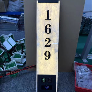 Plaque de <span class=keywords><strong>porte</strong></span> électronique tactile personnalisée avec affichage du numéro de chambre et fonction « <span class=keywords><strong>Ne</strong></span> <span class=keywords><strong>pas</strong></span> <span class=keywords><strong>déranger</strong></span> » pour hôtel - Product Image 1