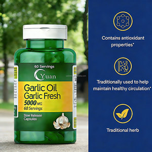 Suplemento Dietético Tradicional de Ajo Orgánico OEM/ODM para la Salud del Corazón y el Soporte de la Circulación con Liberación de Antioxidantes en Cápsulas Blandas - Product Image 3