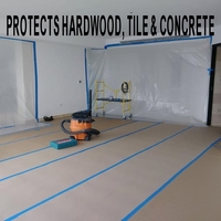 Rouleau de papier de protection de sol haute résistance, épaisseur 40 mil, réutilisable pour chantier de construction