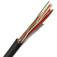 Kabel telepon Multicore 10 pasang telekomunikasi Bare Copper atau CCA untuk kabel komunikasi
