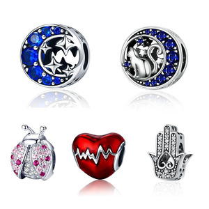 Nuovo arrivo bracciale personalizzato OEM/ODM bead 925 argento Sterling bead Infinity Charms - Product Image 5