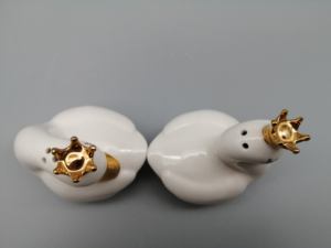 Conception créative de luxe cygne avec <span class=keywords><strong>couronne</strong></span> en or maison <span class=keywords><strong>d</strong></span>écorative éléphant céramique artisanat ornements <span class=keywords><strong>d</strong></span>écoration de la maison pour artisanat cadeau - Product Image 5