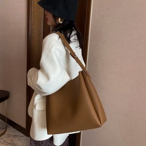 Fashion Women's Shoulder Bucket Bag &amp; Purse <strong>Pu</strong> <strong>Leather</strong> with Polyester Lining - Product Image 4