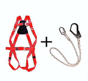 Cintura di sicurezza completa per il corpo che lavora <span class=keywords><strong>in</strong></span> altezza per la pulizia delle finestre con imbottitura <span class=keywords><strong>in</strong></span> vita e imbottitura posteriore - Product Image 3