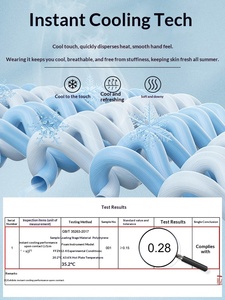 Men's <strong>Bamboo</strong> <strong>Fiber</strong> Cotton Crew Neck Short Sleeve Undershirt <strong>T-Shirt</strong> Cool Feeling Breathable Soft Eco-Friendly Moisture-Wicking - Product Image 5